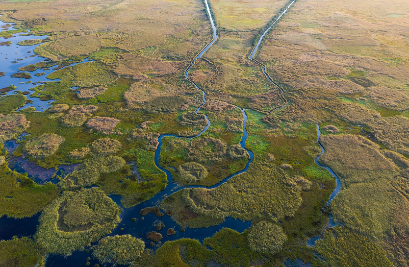 Rannamõisa ja Rõude jõgi suubumas Matsalu lahte. Foto: Kaarel Kaisel