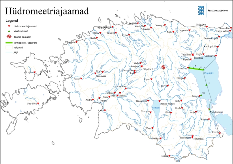 Hüdromeetriavõrk 2018 