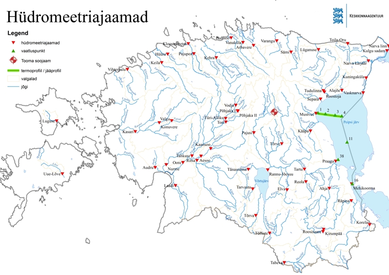 Hüdromeetriavõrk 2018  iii kv