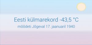 Eesti külmarekord