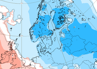 Perioodi 1.05-8.05 Ãµhutemperatuuri anomaalia kaardil