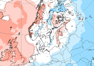 Perioodi 8.05-15.05 Ãµhutemperatuuri anomaalia kaardil