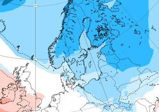 Perioodi 6.03-13.03 Ãµhutemperatuuri anomaalia kaardil