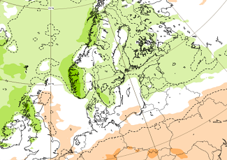 Perioodi 02.-09.01 sademete hulga anomaalia kaardil