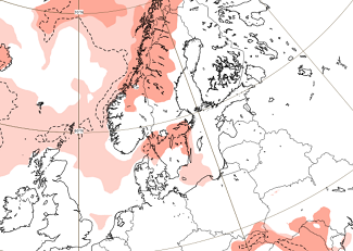 Perioodi 09.-16.01 Ãµhutemperatuuri anomaalia kaardil