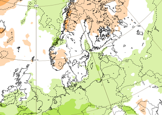 Perioodi 6.03.-13.03 sademete hulga anomaalia kaardil