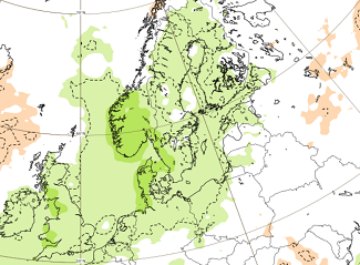 Perioodi 10.-17.07 sademete hulga anomaalia kaardil