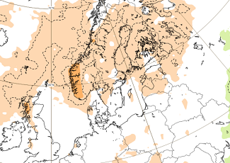 Perioodi 10.04.-17.04 sademete hulga anomaalia kaardil