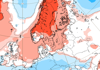 Perioodi 27.02-6.03 Ãµhutemperatuuri anomaalia kaardil