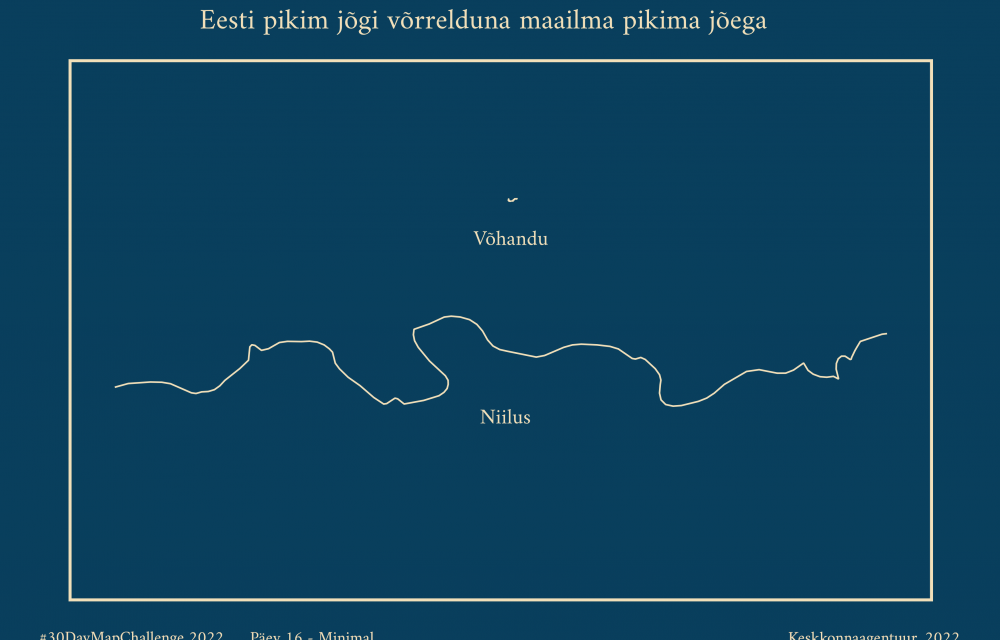 Võhandu jõgi võrdluses Niilusega