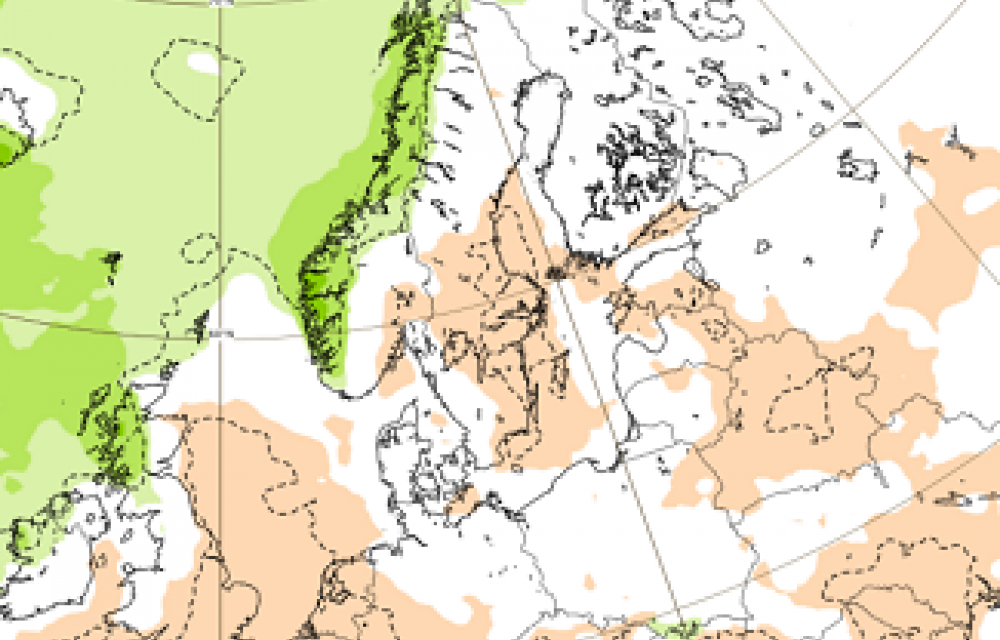 Perioodi 06.-13.02 sademete hulga anomaalia kaart